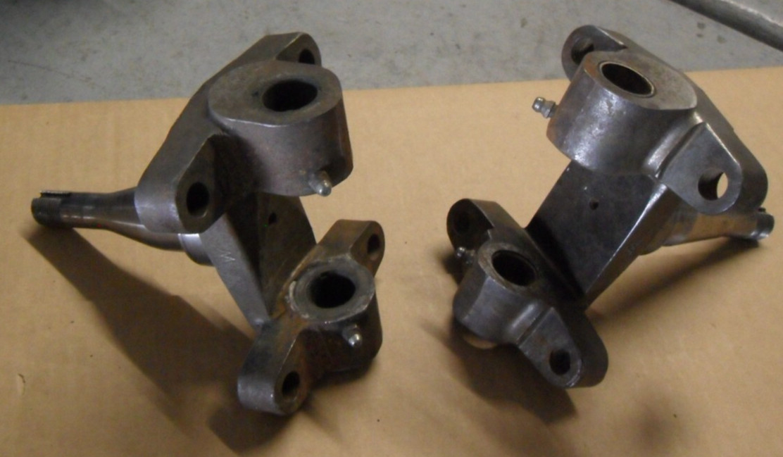 Forged Steel Sprint Car Stock Height Long Stepped Spindle USAC ASCS