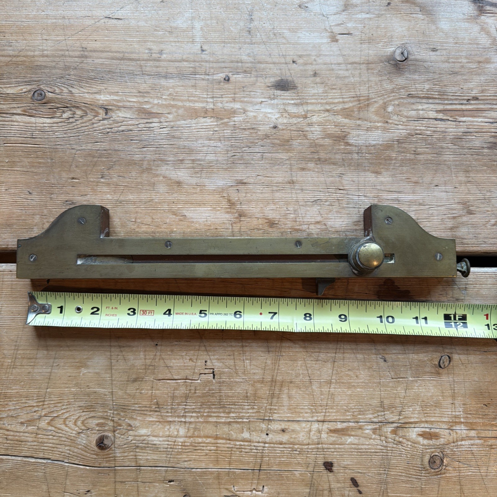 FINE Antique clapboard gauge, Nesters Patent 1867