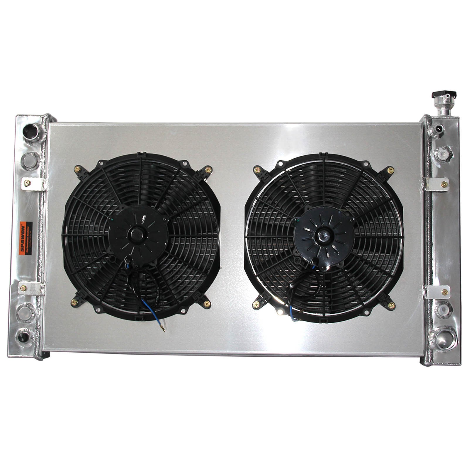 AT SPAWON For Chevrolet GMC Series Suburban 1988-1997 3Row Radiator + Fan Shroud