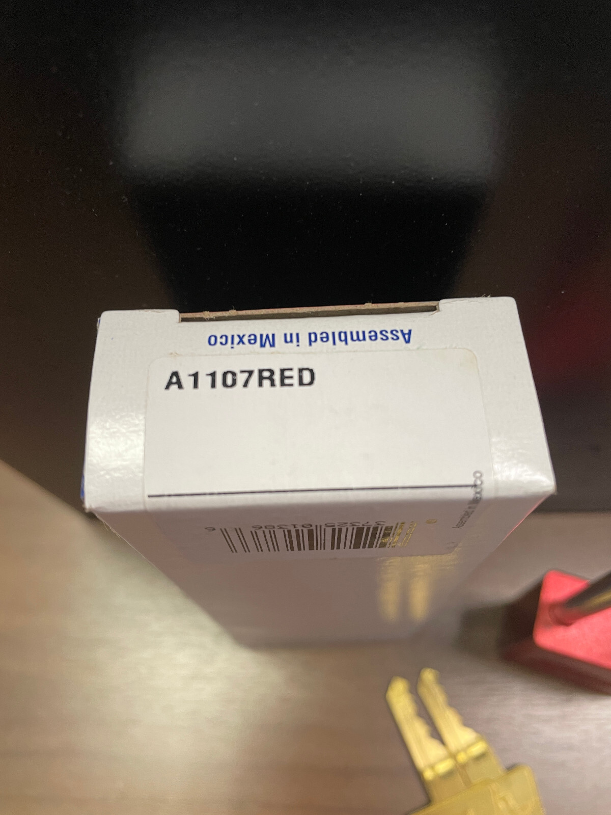 AMERICAN LOCK A1107RED. Safety Series Lockout Padlock Lock 3" Shank