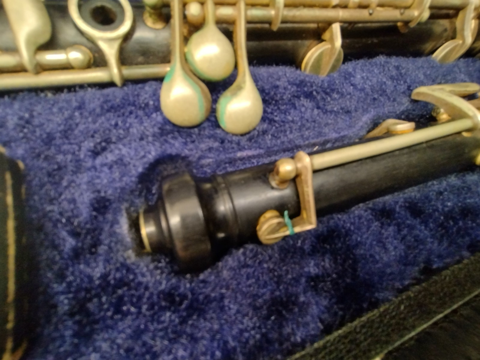 F.Buisson Oboe + Vintage Case Old Antique Musical Instruments