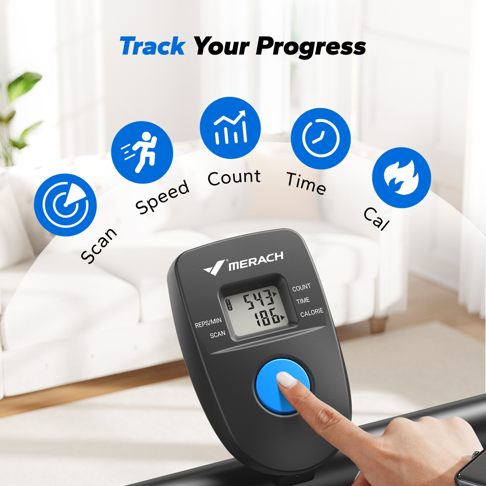 MERACH Stair Stepper Exercise Vertical Climber Machine for Fullbody Home Gym