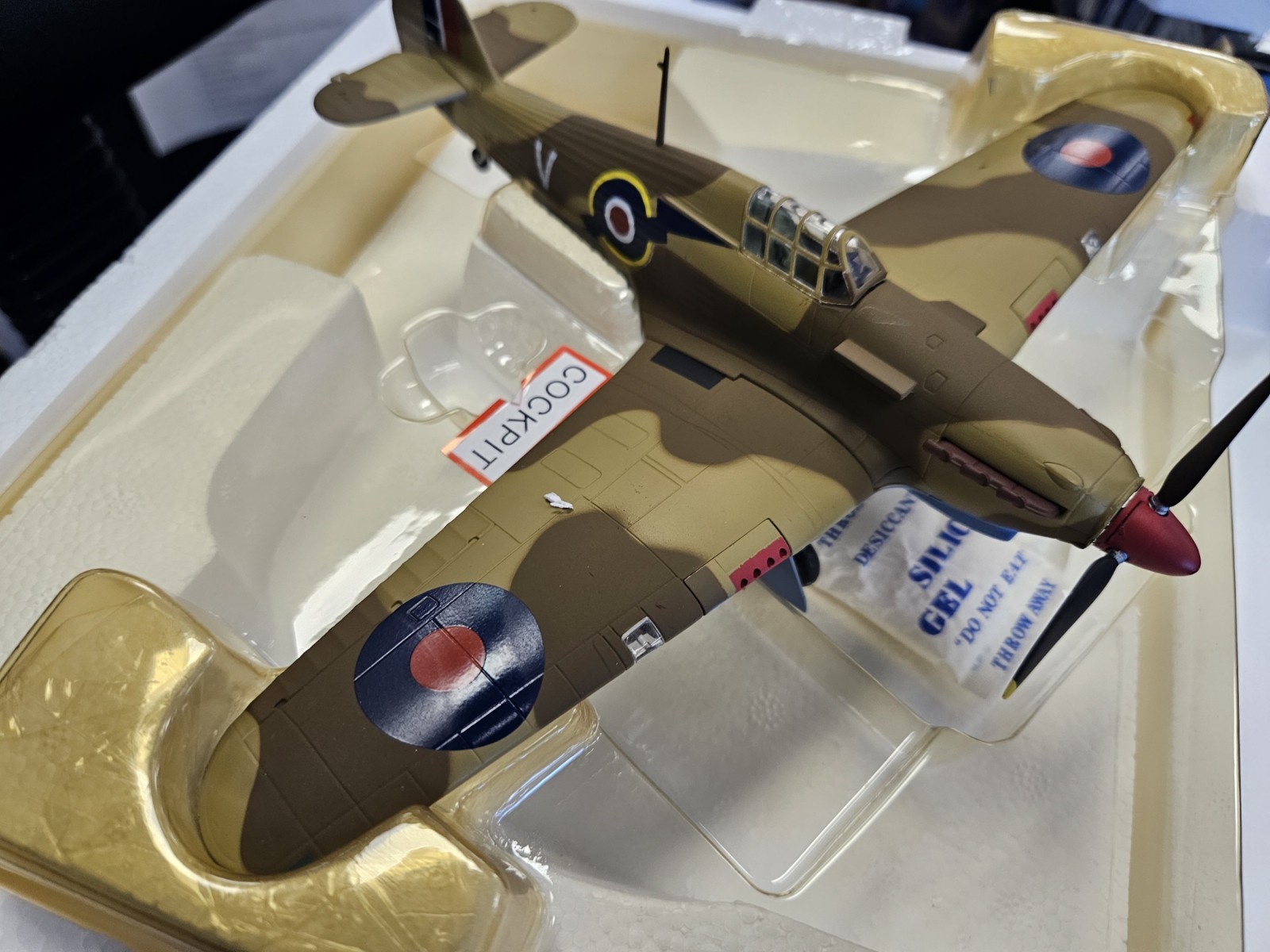 Franklin Mint Armour Collection Hurricane MK II UK RAF 1:48 - FREE SHIPPING (US)