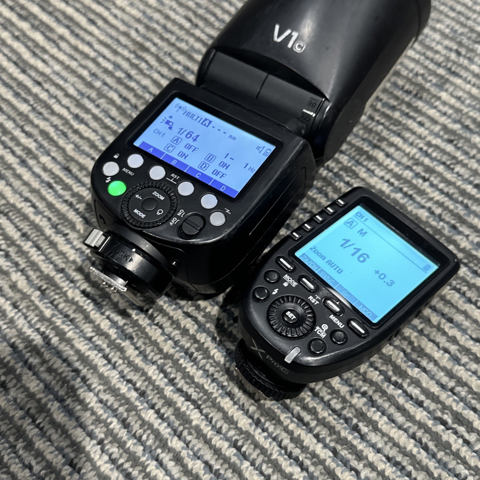 Godox V1-C Flash Speedlite for Canon with Godox X Pro-C Wireless Flash Trigger