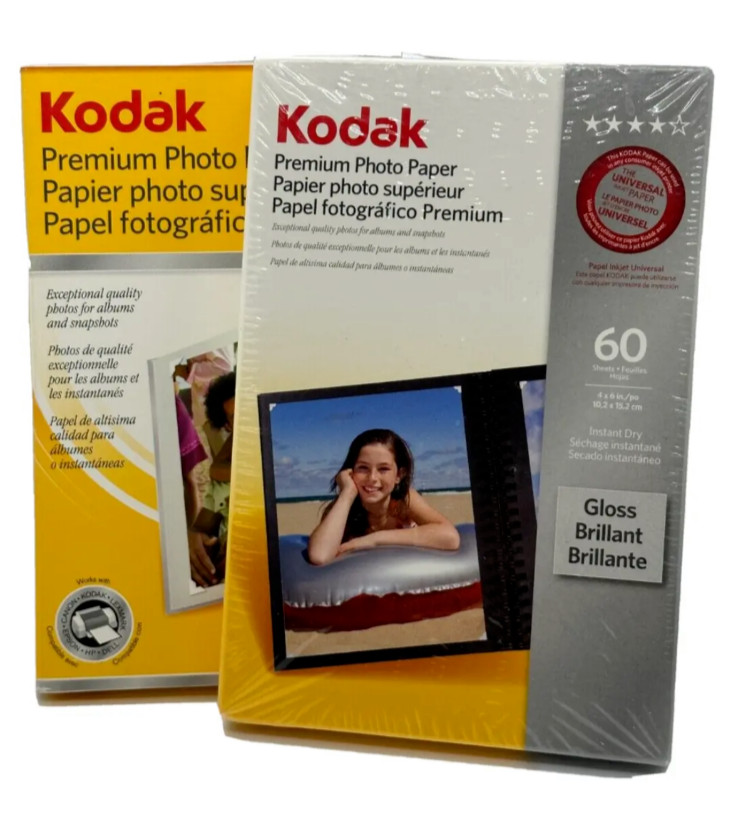 Kodak Premium Photo Paper 2 Packages 4 X 6