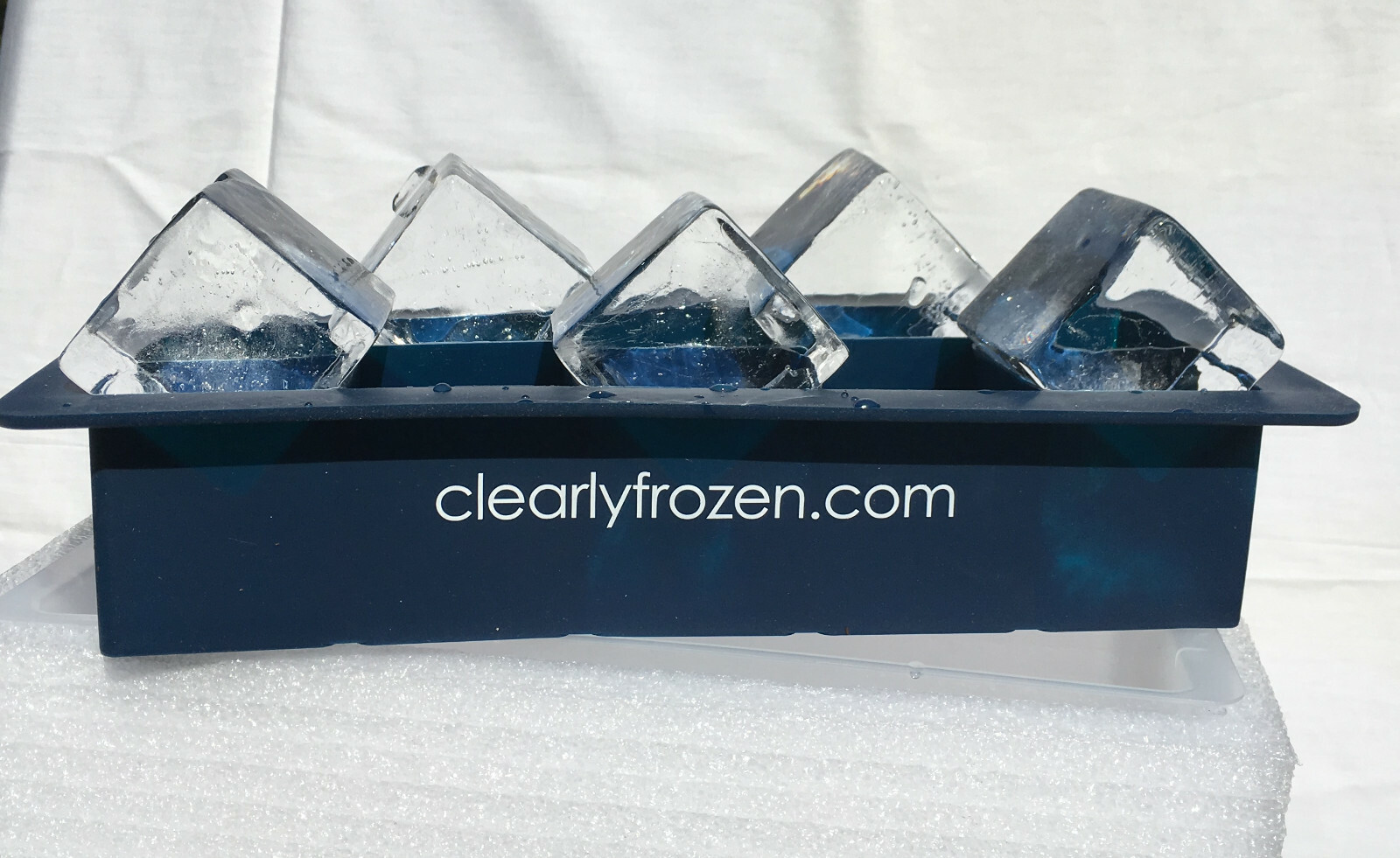 Brand-Refurbed ClearlyFrozen High Capacity (10 x 2") Clear Ice Tray