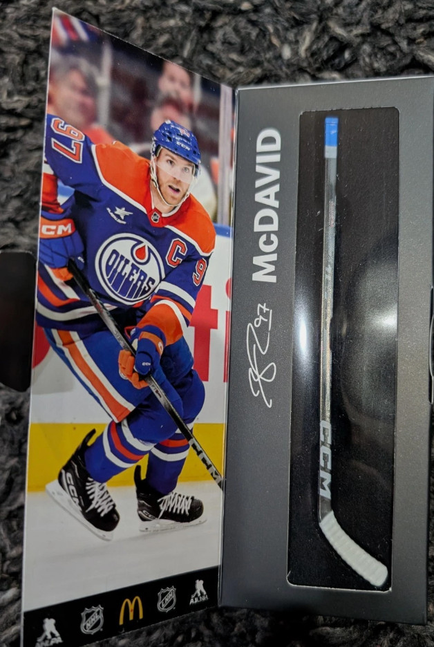 Connor Mcdavid Mcdonalds Star Sticks Hockey mini stick
