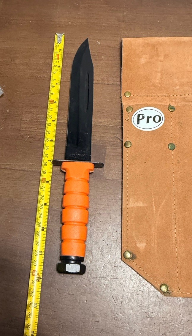 Super Gator Stainless Steel Digging Tool & knife w/Sheath - Metal detecting NOS