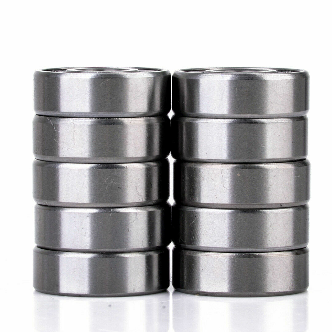 608-2RS Ball Bearing 8x22x7 Two Rubber Sealed Chrome Skateboard 608RS (20pcs)