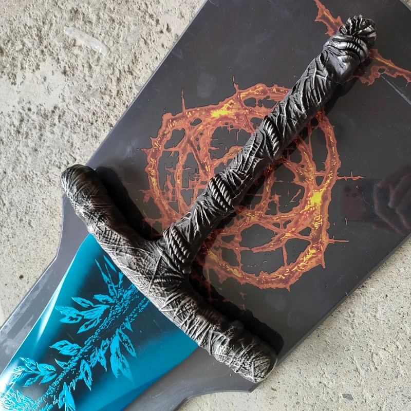 48 Inch All Metal Dark Moon Greatsword Carian Ranni's Moonlight Blue Cosplay Swo