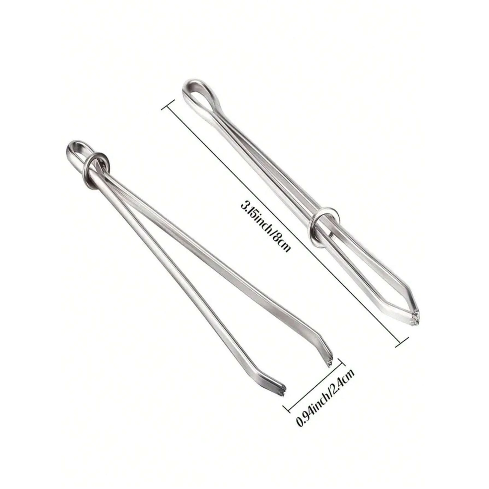 3x Elastic Cord Waistband Threading Tool Stainless Steel Drawstring Threader Set