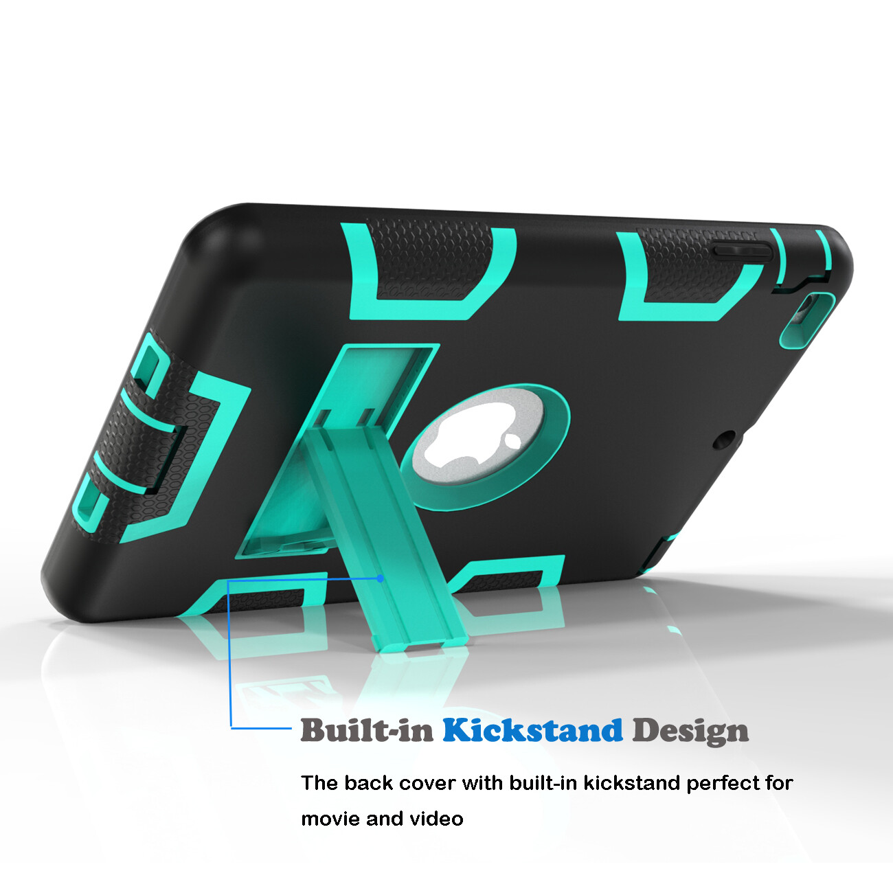 For Apple iPad Mini 4/5 Hybrid Shockproof Heavy Duty Tough Hard Case Stand Cover