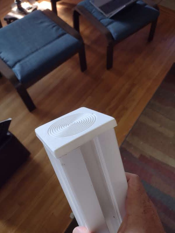 4 pk corner caps for PVC raised gardens, fits Costco / Vita raised beds