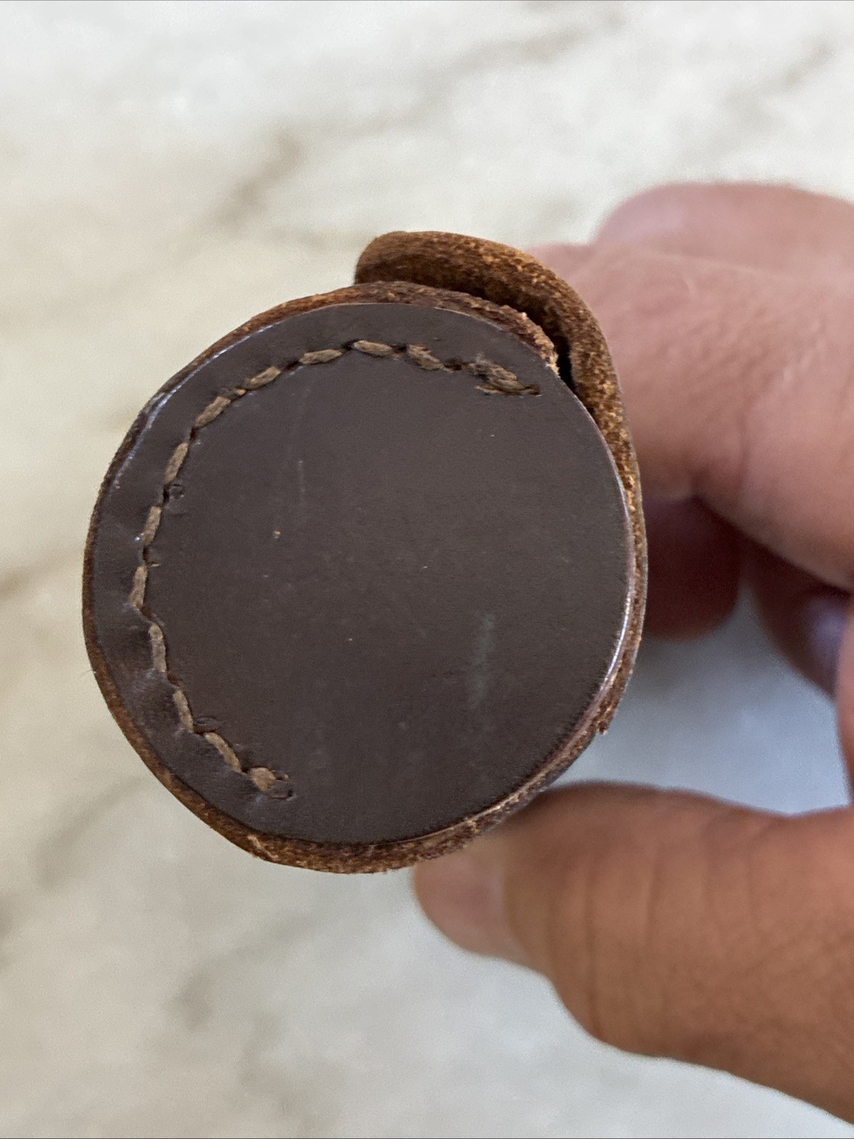 Antique Keuffel & Esser (K&E) Double Right Angle Prism W/ Leather Case USED Cond