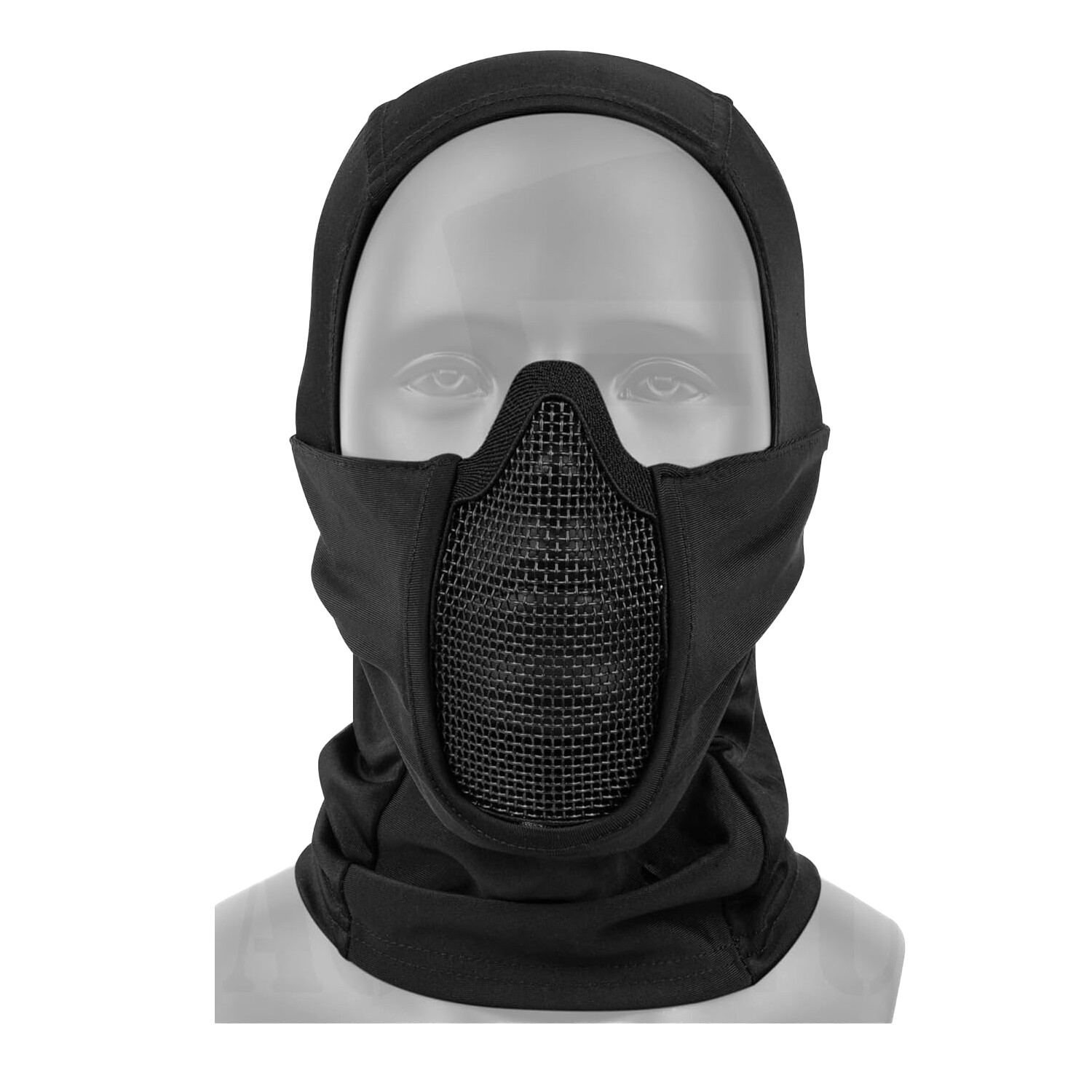 Tactical Airsoft Balaclava Mesh Mouth Guard Mask with Full Face Protection Mask