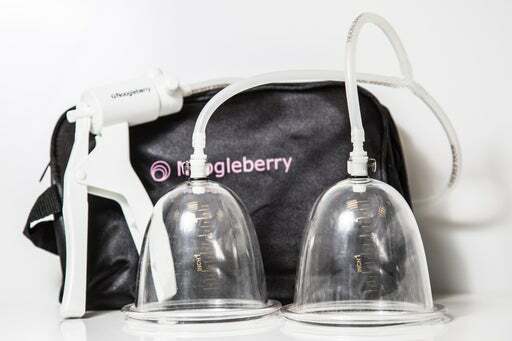 IN USA W/ LANOLIN! Noogleberry Airlock Enlargement Pump - Breast Enhancement