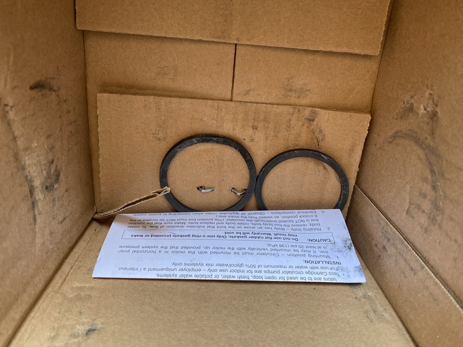 Taco 0010-F3 Cast Iron Cartridge Circulator Pumps 1/8hp 3450 RPM 115V 1PH 60Hz