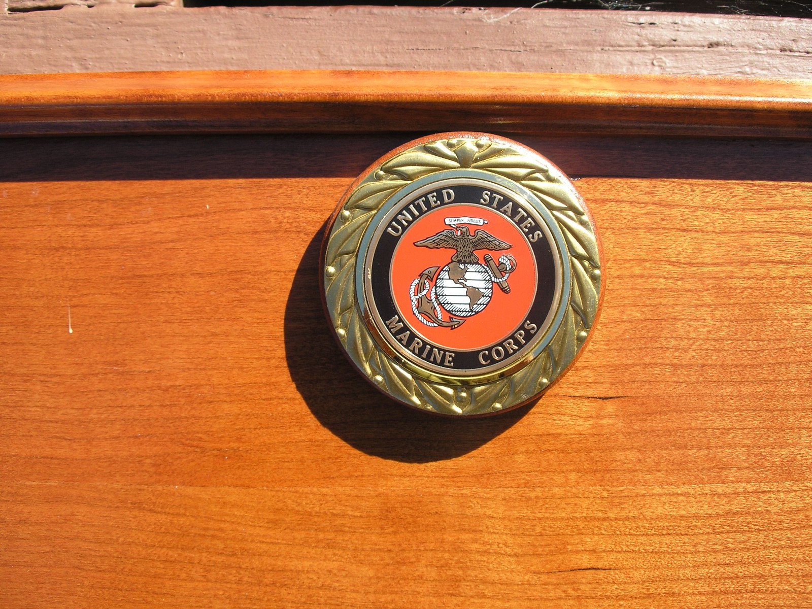 USMC Mameluke nco sword ww2 sword display rack Marine plaque