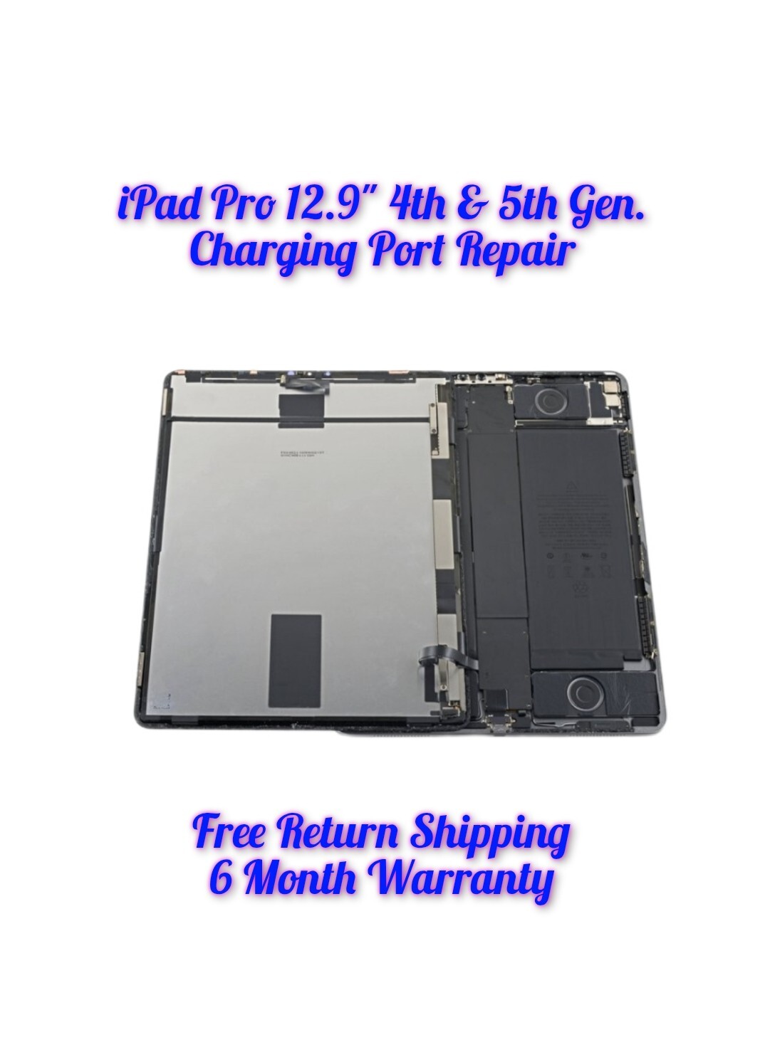 Charge Port Repair - iPad Pro 12.9" 4th & 5th Generation - Quality Service
