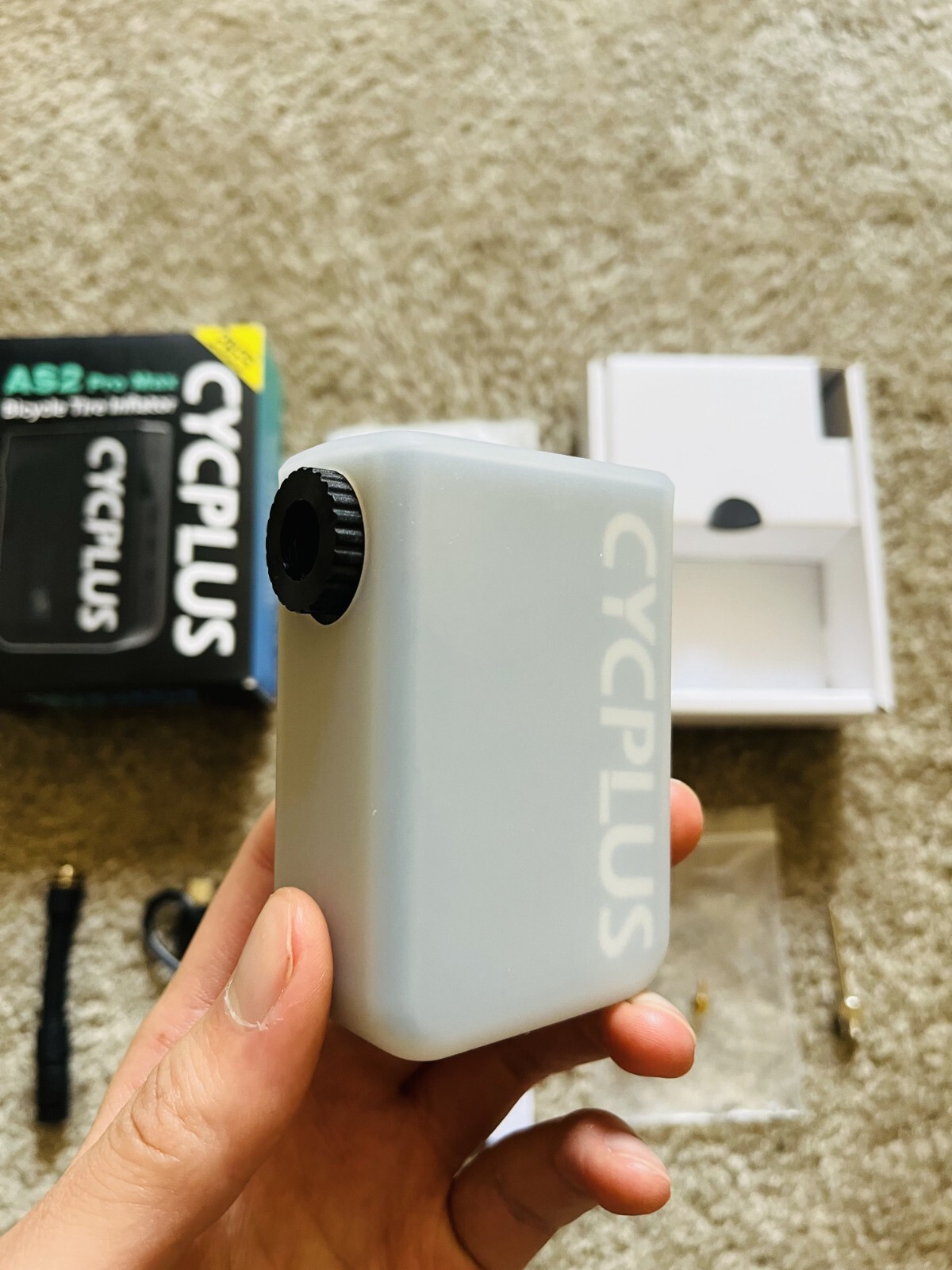 CYCPLUS AS2PROMAX 120PSI Electric Tiny Bike Pump with Gauge,2025 Updated Version