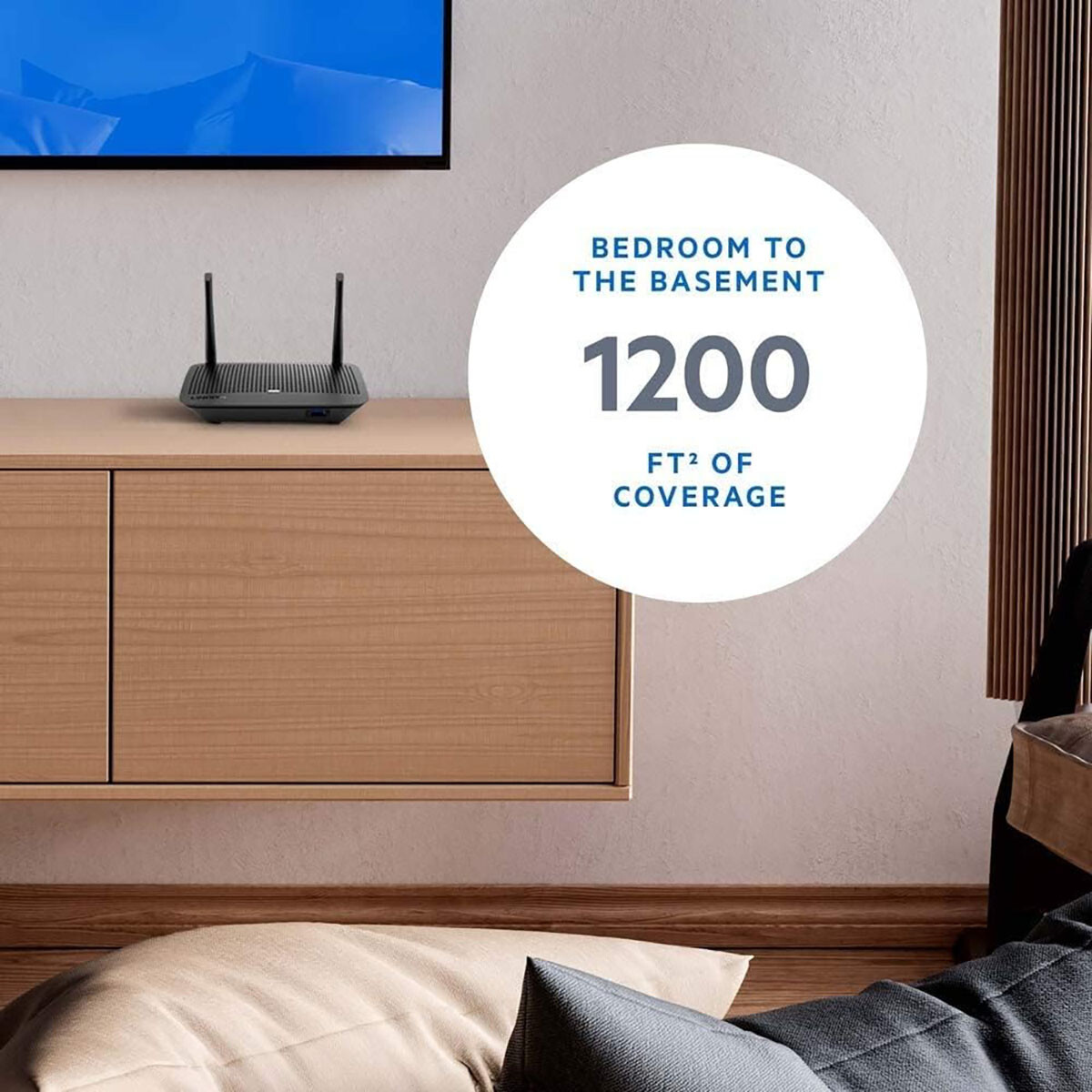 Linksys MR6350 Wireless Wifi 5 AC1300 Dual-Band Mesh Router