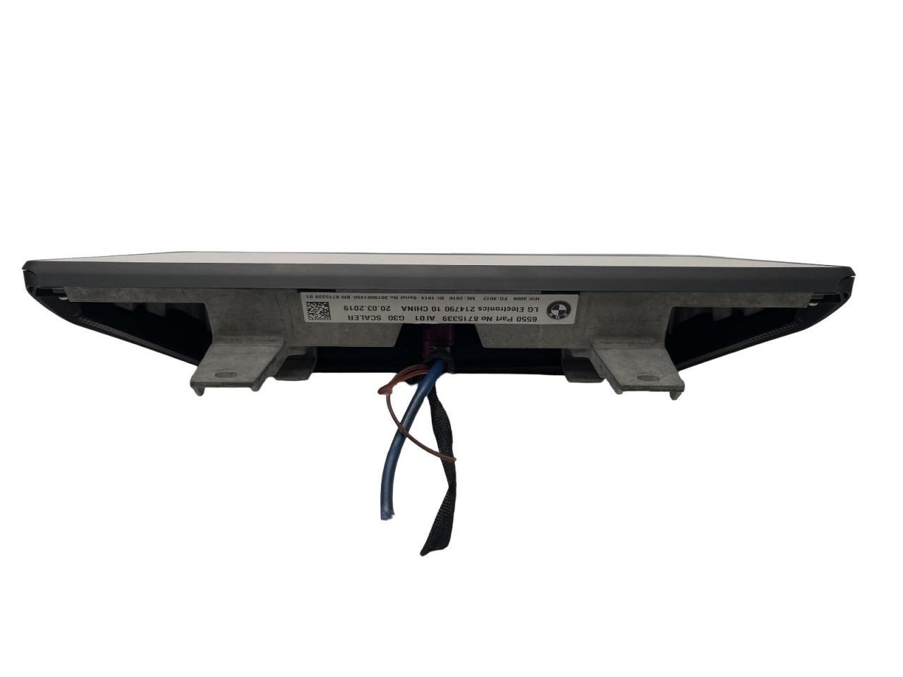 2019 BMW 530i Main Display 10.25" Screen Black