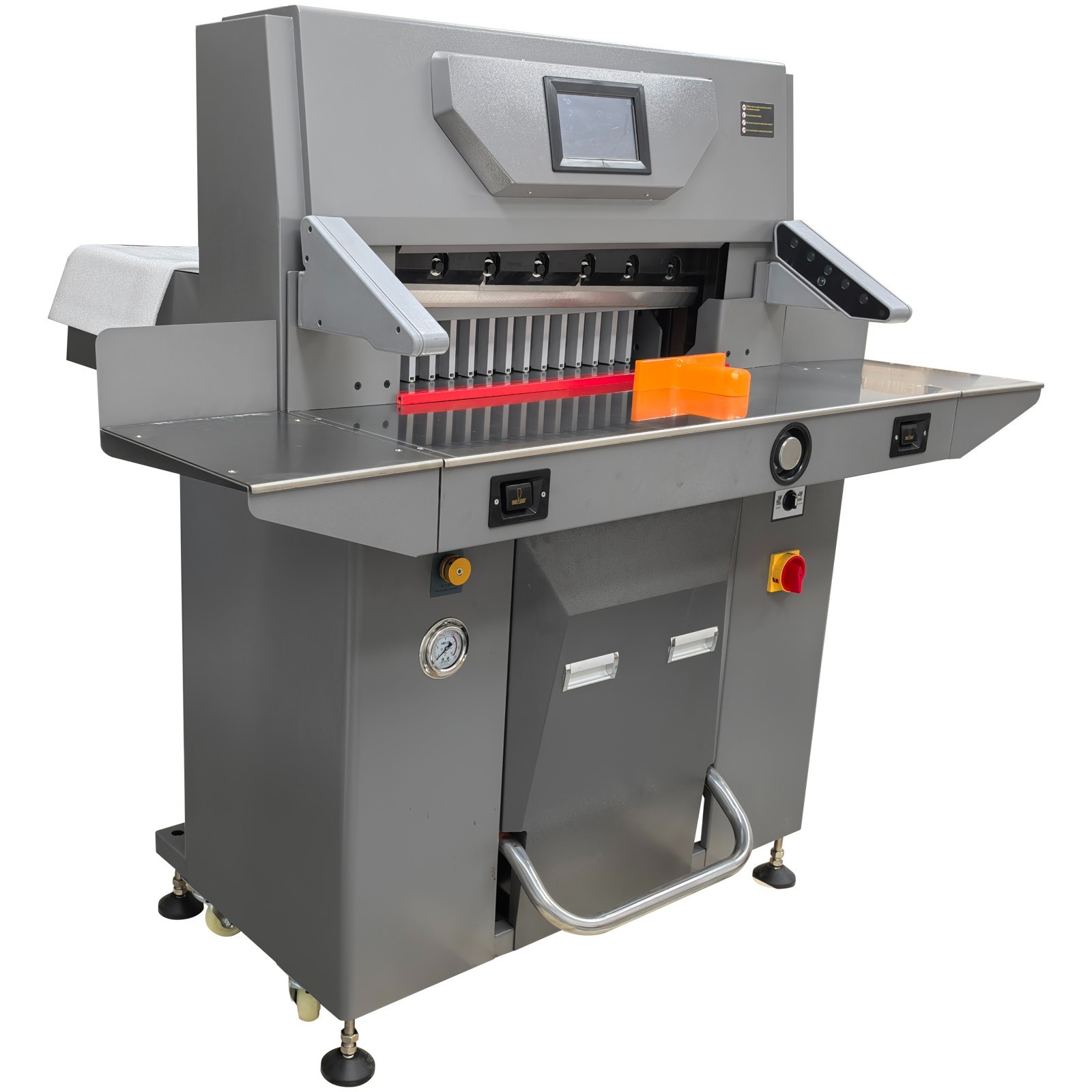 220V 26.38 in Programmable Electric Hydraulic Paper Cutter 3.94 in Thickness