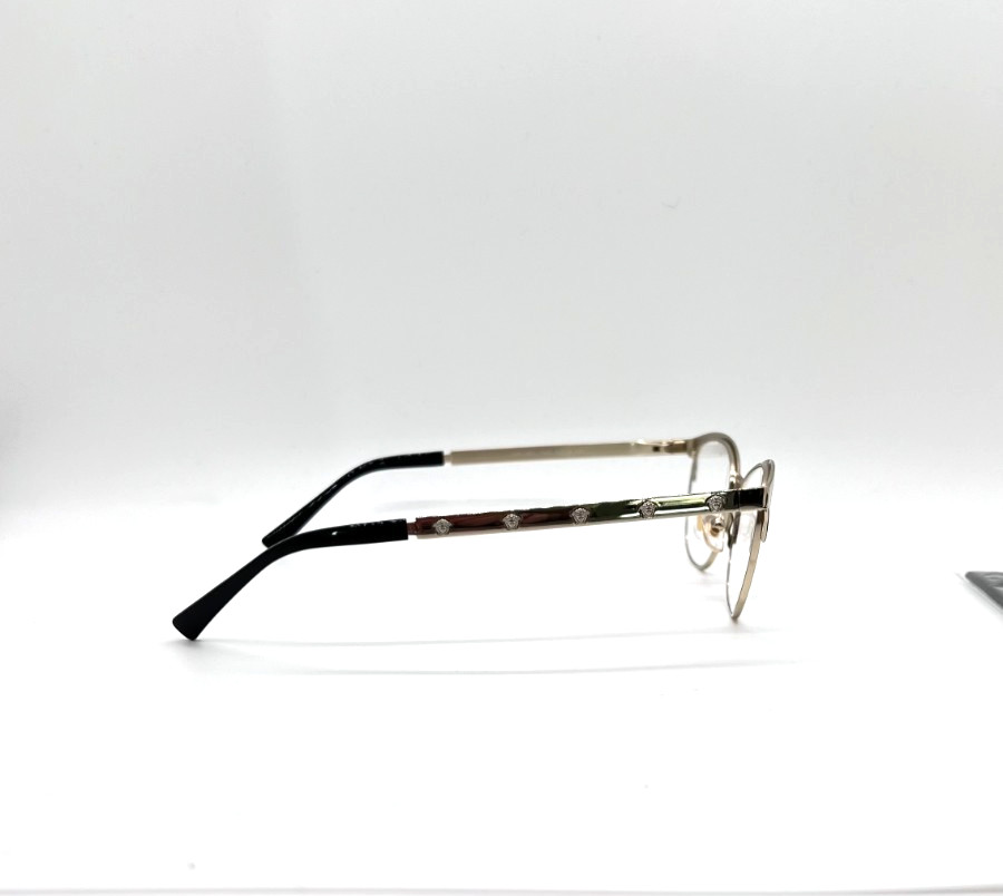 VERSACE 1251 1252 Women Eyeglasses 53-16-140 Pale Gold 100% Authentic