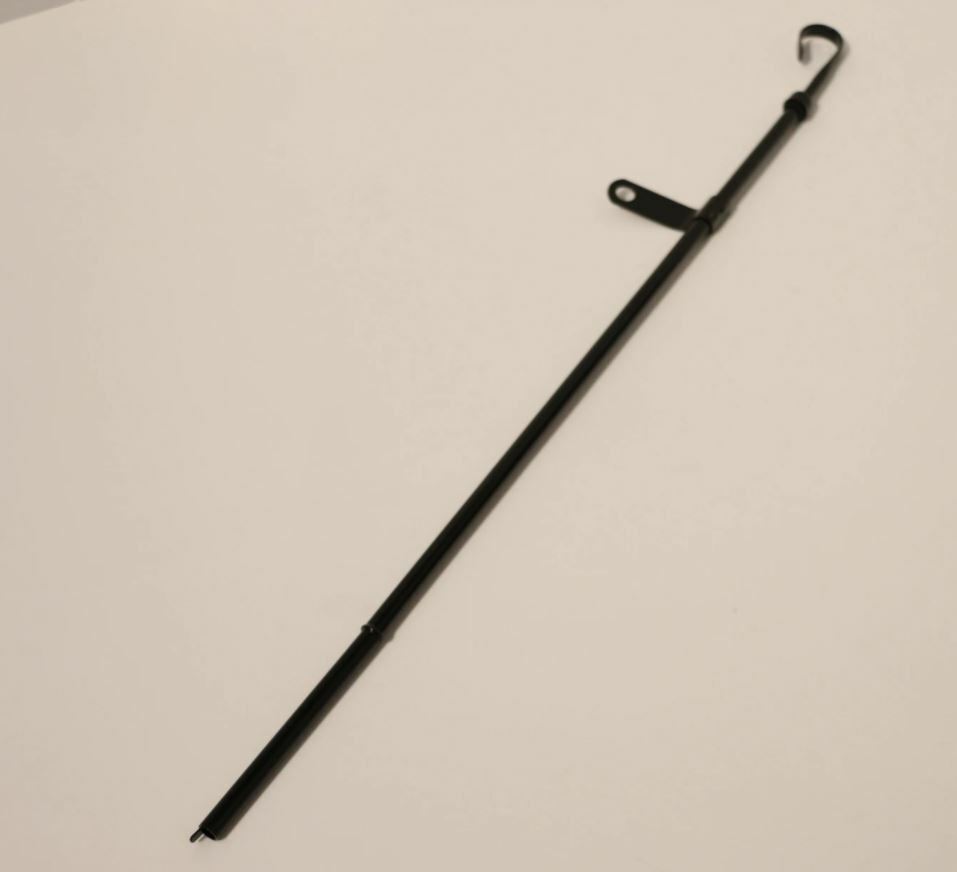 BBC Black Steel Engine Oil Dipstick 396 427 454 472 502 Tube Dip Stick BB Chevy