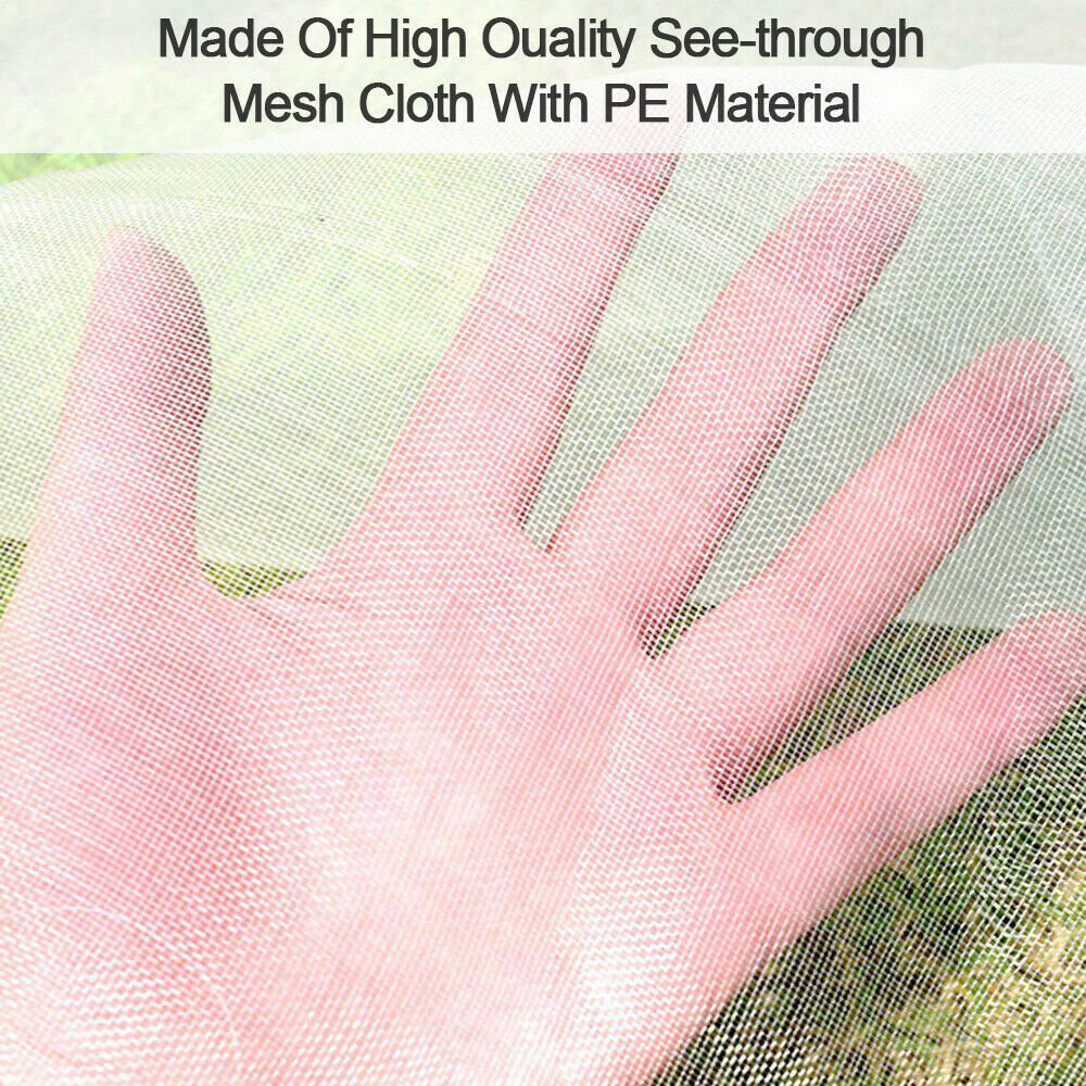 33~150ft Mosquito Garden Bug Insect Netting Barrier Bird Net Plant Protect Mesh