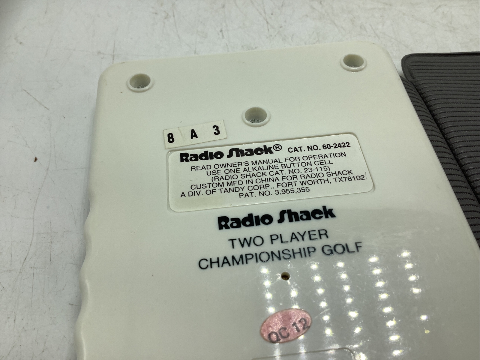RADIO SHACK handheld 2-Player Championship Golf electronic game 18 holes LED