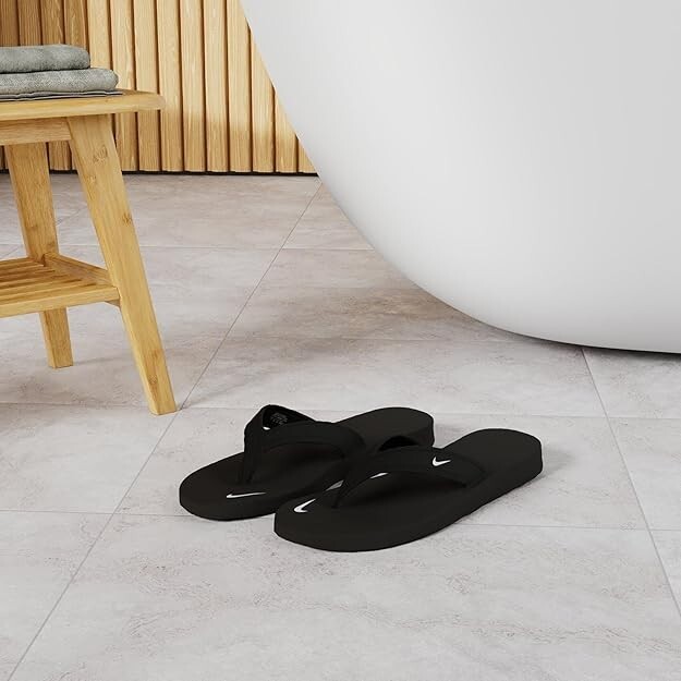 Women's Nike Celso Girl Thong Flip Flop Sandal Black/White 314870 011