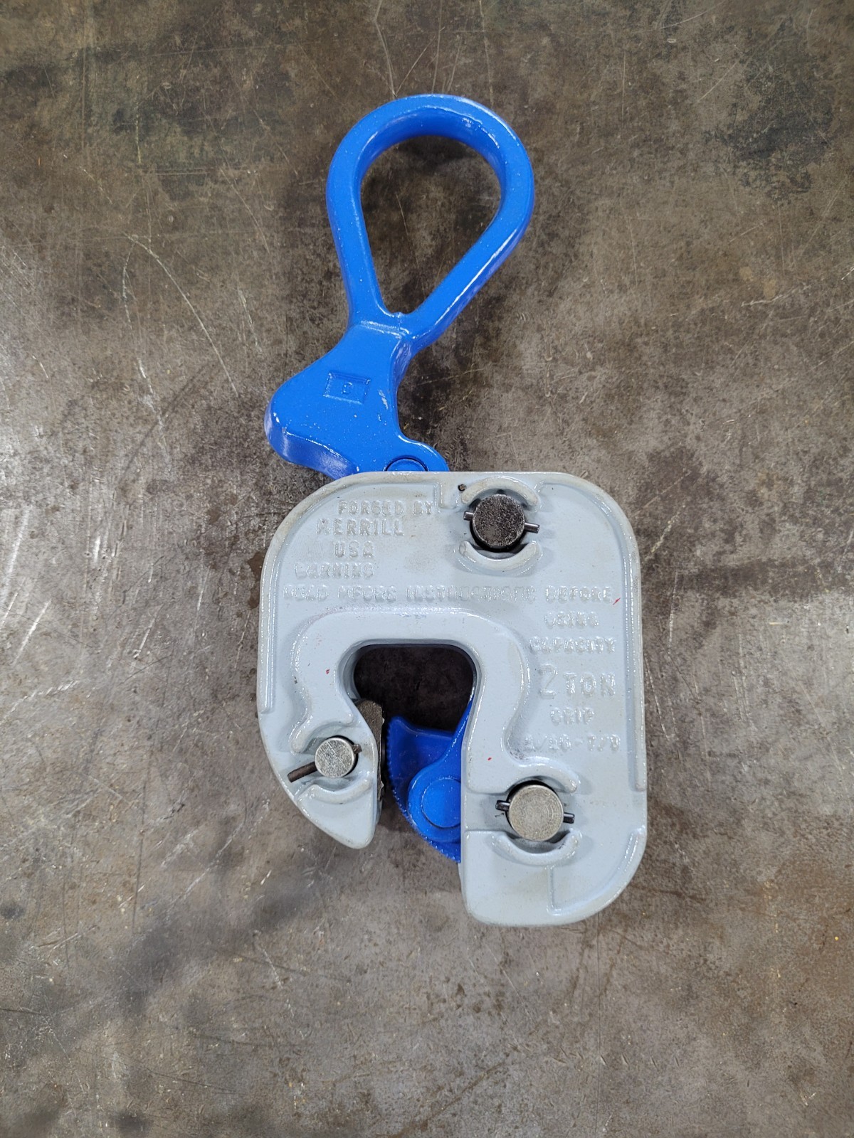 🇺🇸Lifting clamp CAMPBELL/MERRILL GX Structual, 2 ton, 1/16- 7/8" 6423108  🌐🚛