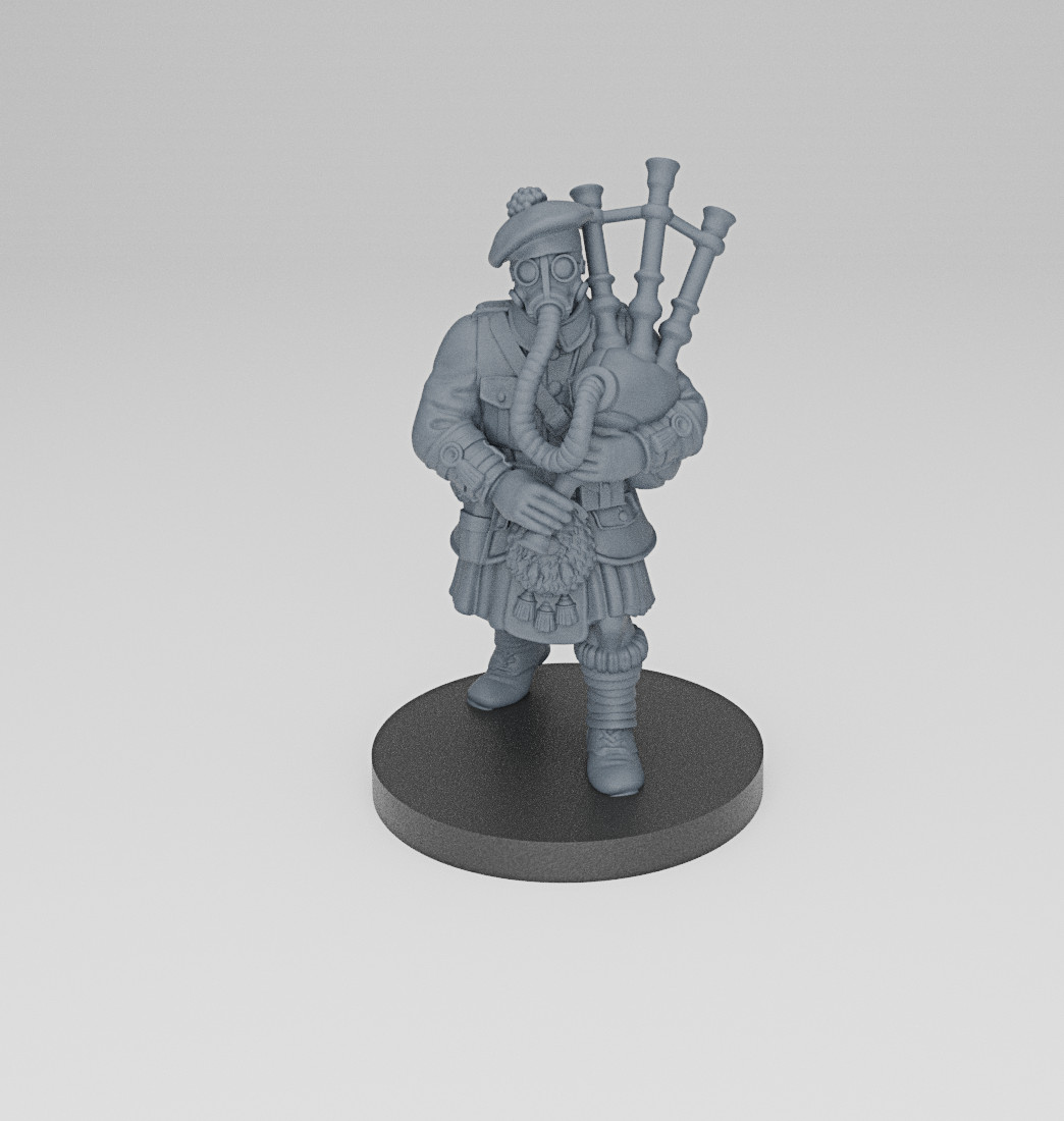 Trench Highlanders | Print on Demand | 32mm