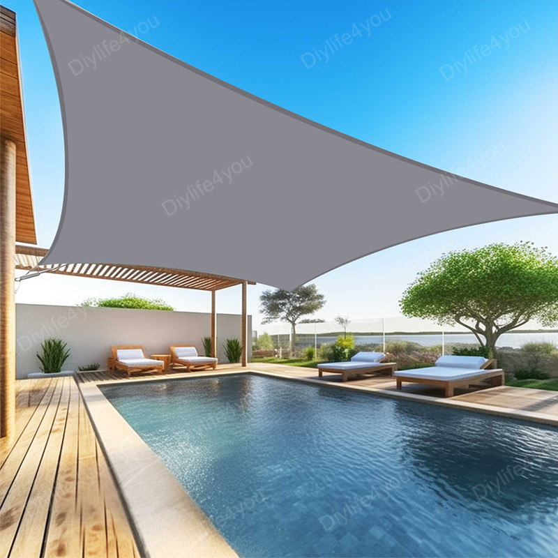 Waterproof Shade Sail Patio Awning Outdoor Garden Pool Sun Canopy Shelter Cover