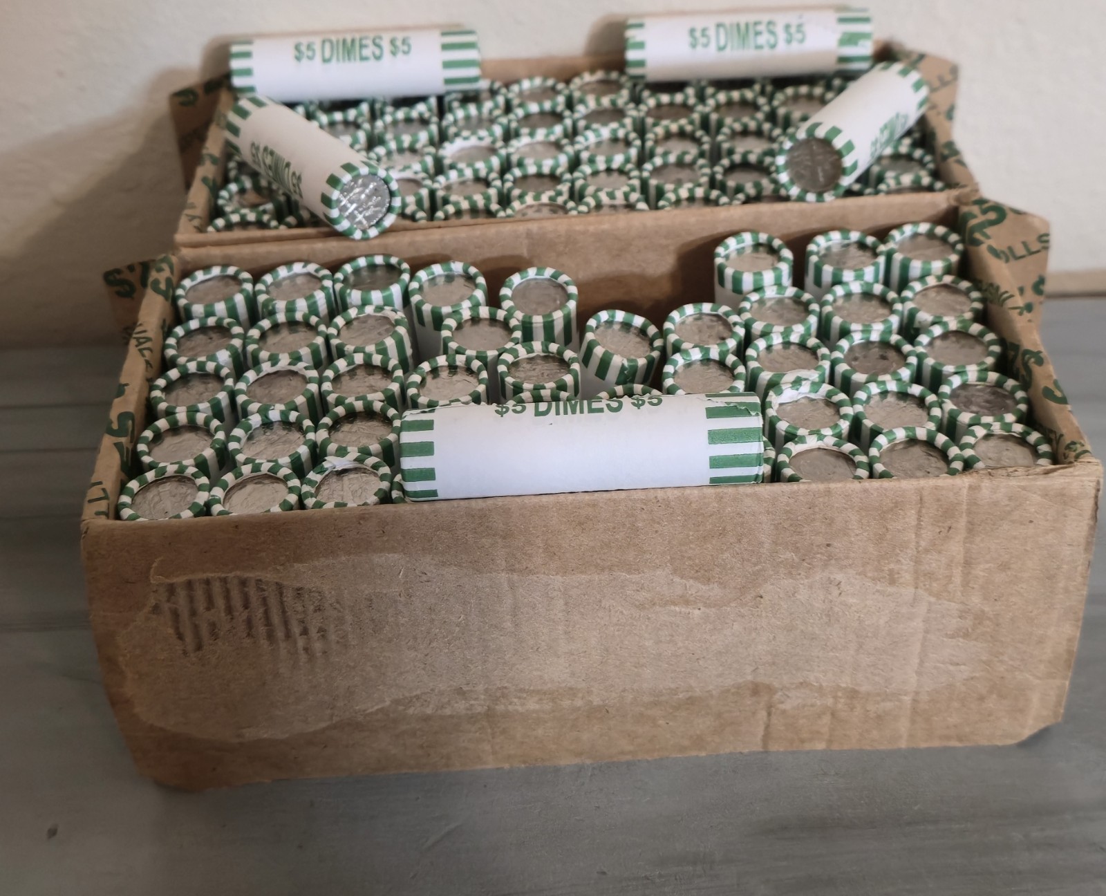 Unsearched Dime Bank Roll Find Silver Dimes & Mercury Dimes Rare Dates