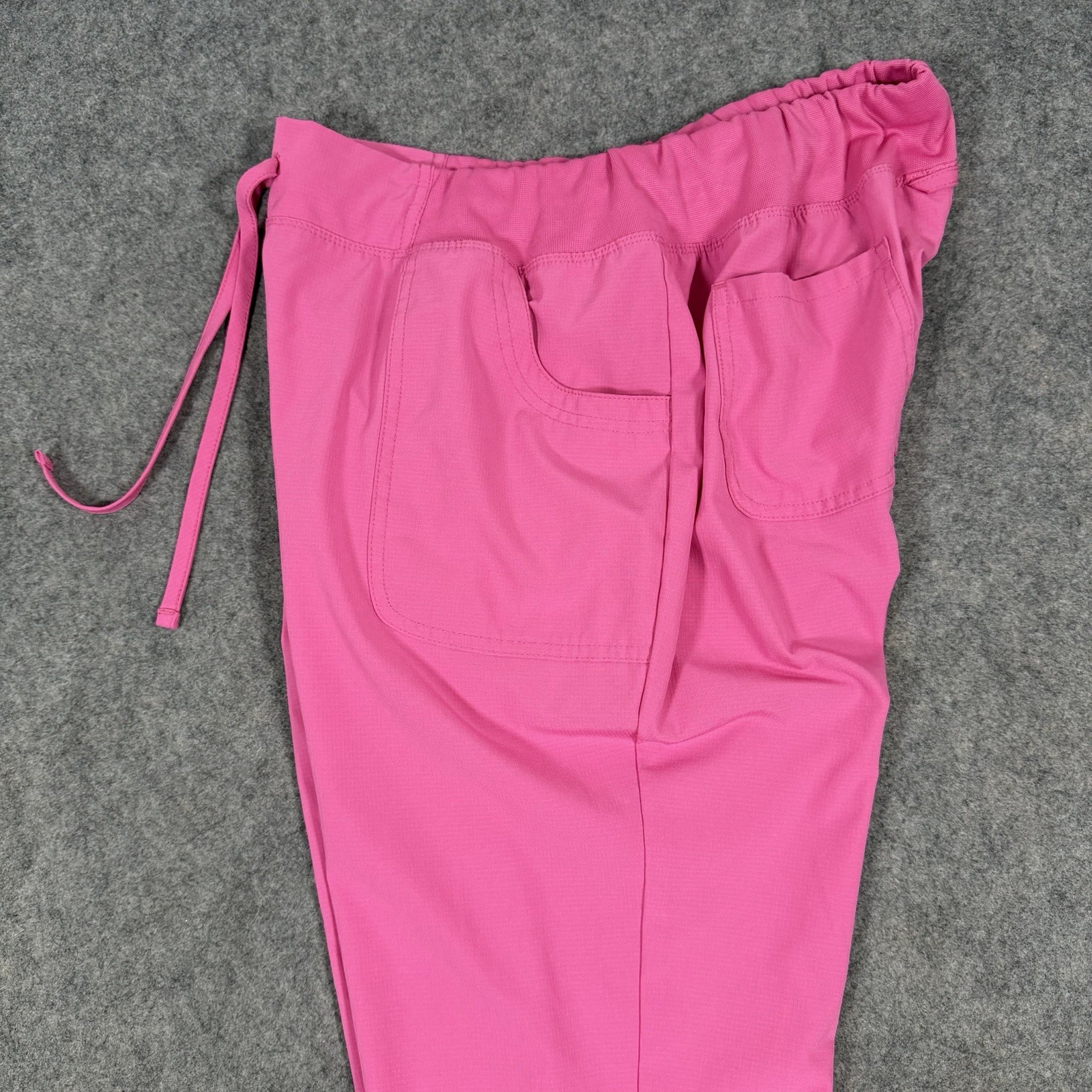 Heart Soul Scrubs Pants Women's Size Large Petite (Actual Fits W34xL29) Hot Pink