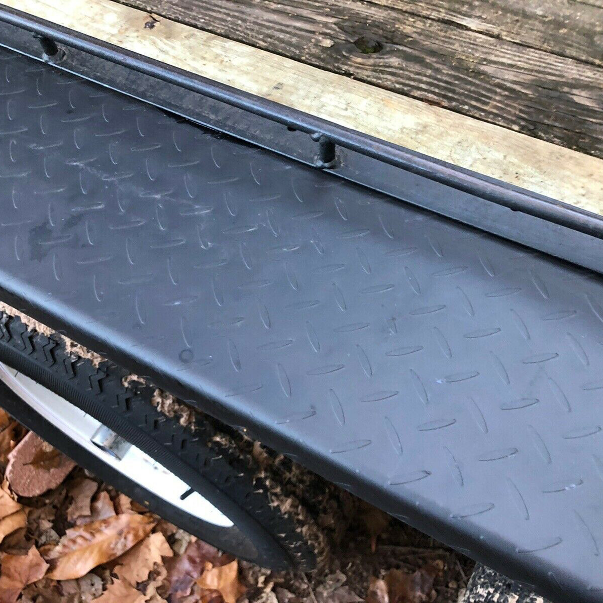 2 Steel Diamond Tread Plate Tandem Axle Trailer Fenders 10" x 72" x 13" Raw