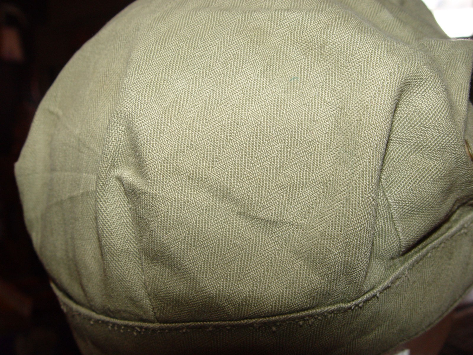Original WWII USMC Marine Corps Cap Hat P44 HBT