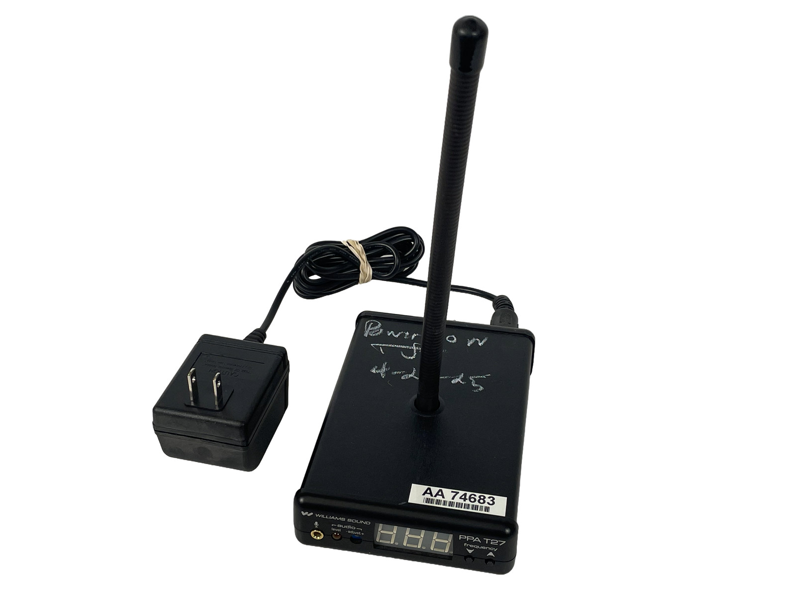 Williams Sound PPA T27 Personal PA Compact FM Base-Station Stationary Transmitte