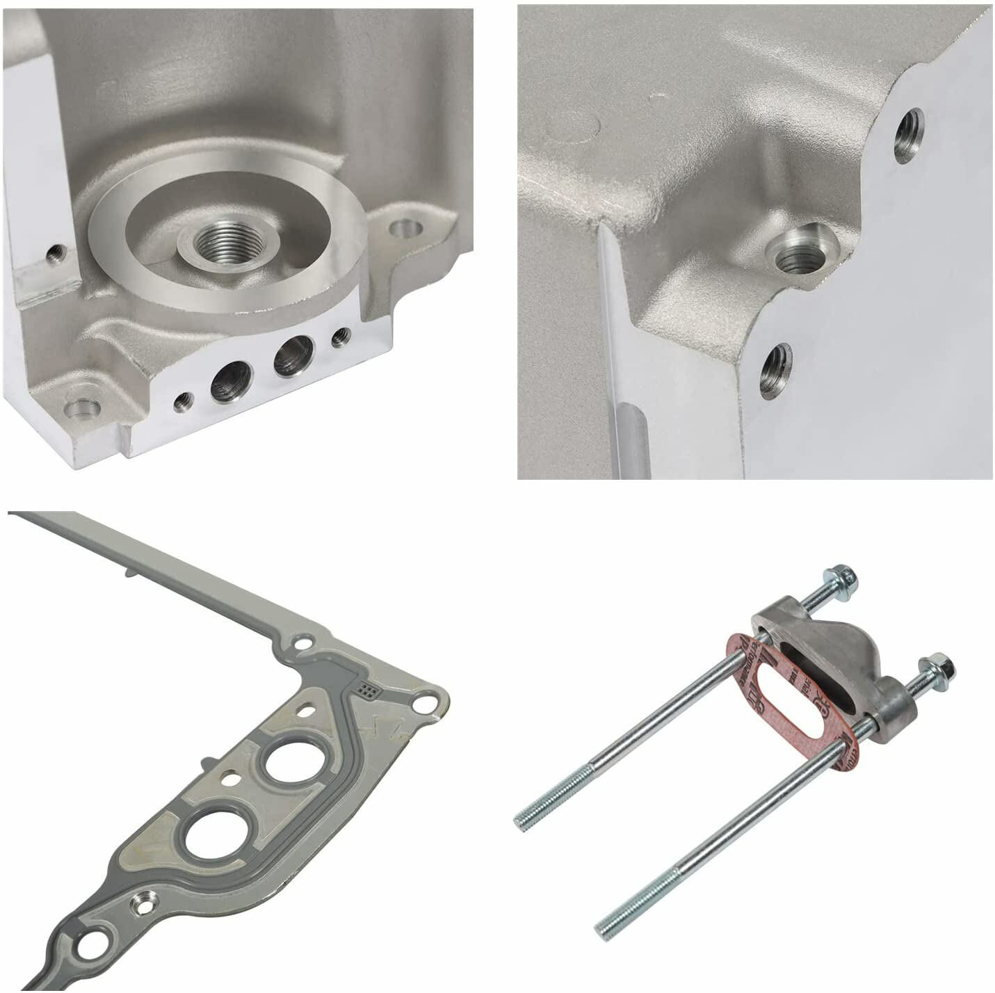 302-1 LS Swap Retrofit Aluminum Oil Pan For Chevy BBC SBC GM LS1 LS2 LS3 LS6