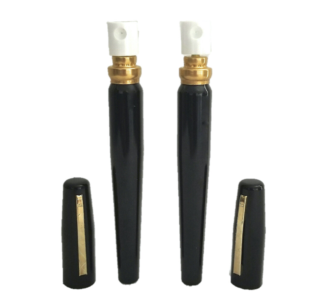 2 Police Magnum Black Pen Pepper Spray Self Defense Personal Protection Security