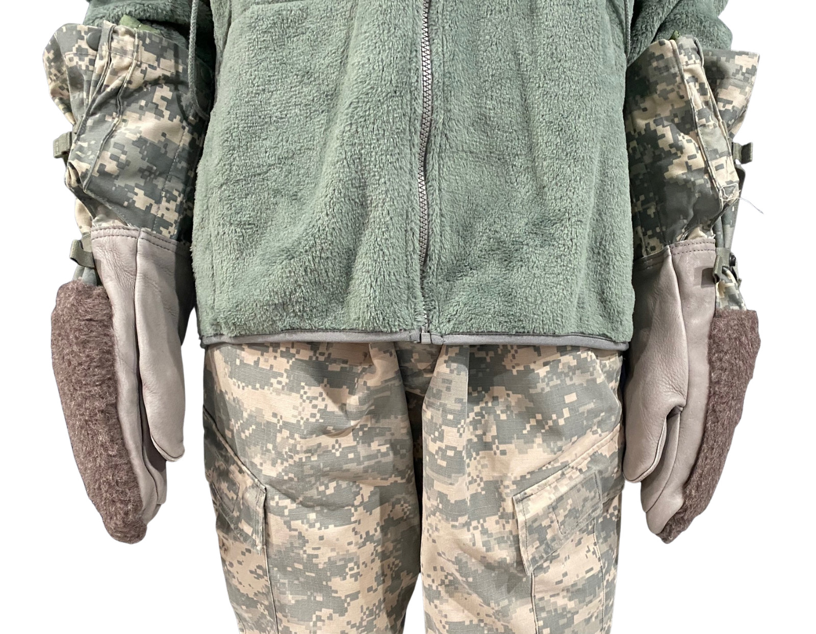 USGI Extreme Cold Weather Mitten Set Woodland Camo Medium