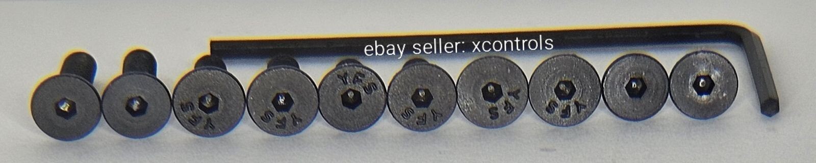 Trijicon, Holosun, HGW, Brownells, Zaffiri, ZEV Slides screw kit. (New Improved)