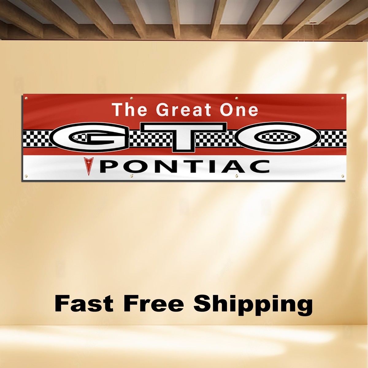 GTO PONTIAC 2'X8' BANNER FLAG