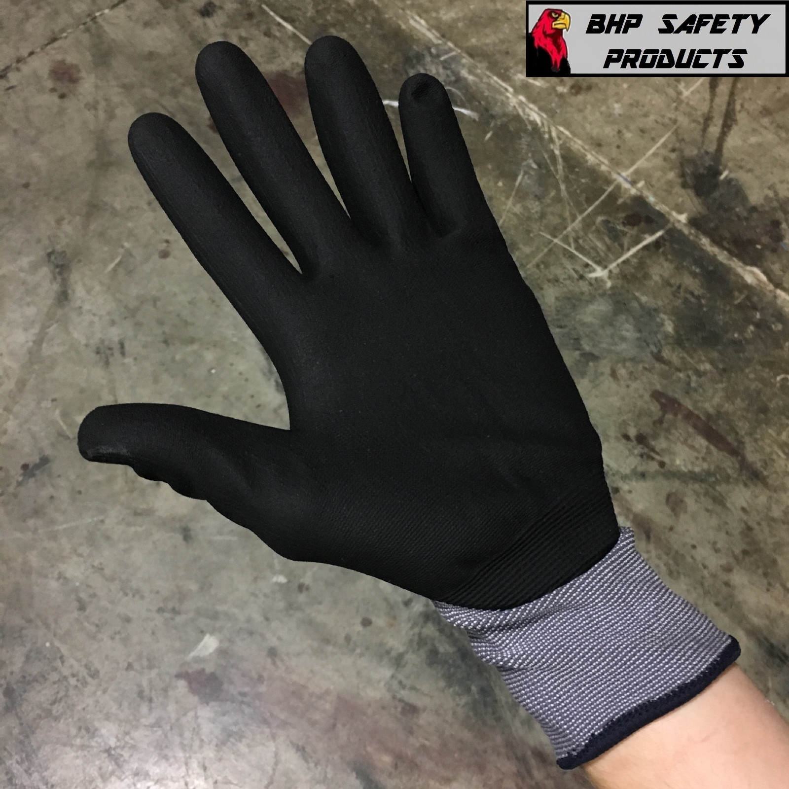 Work Gloves Liberty G-Grip Foam Nitrile Micro Foam-Palm Coated F4600 (12 PAIR)