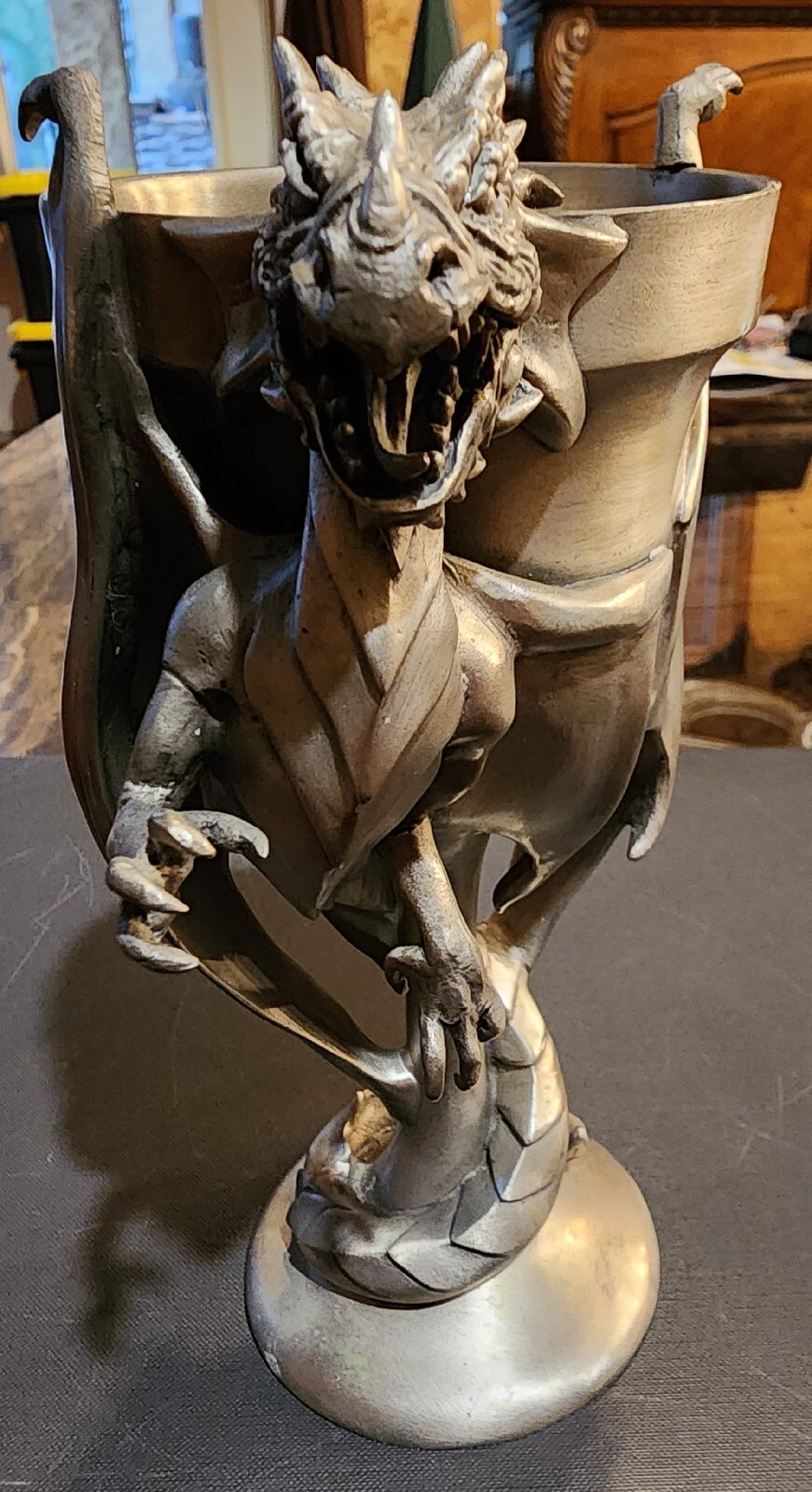 Vintage Dragon Chalice (Pewter)