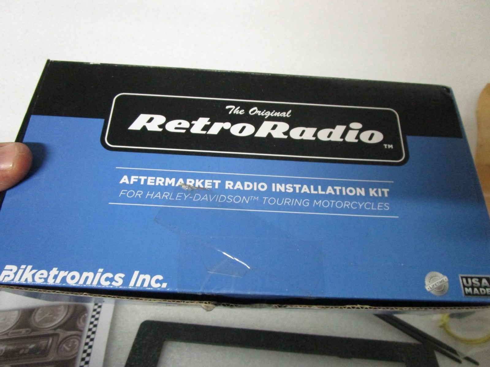 Biketronics Aftermarket Radio Installation Kit for 96-13 Harley Touring Models