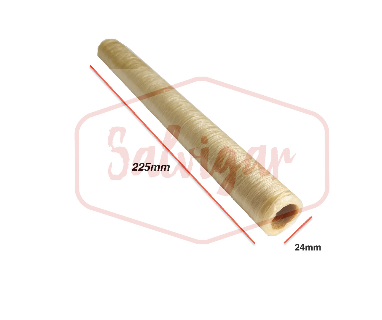 Collagen Casings Dry 24mm / 50ft for stuffing 58 Lb 360 sausages 4 sticks