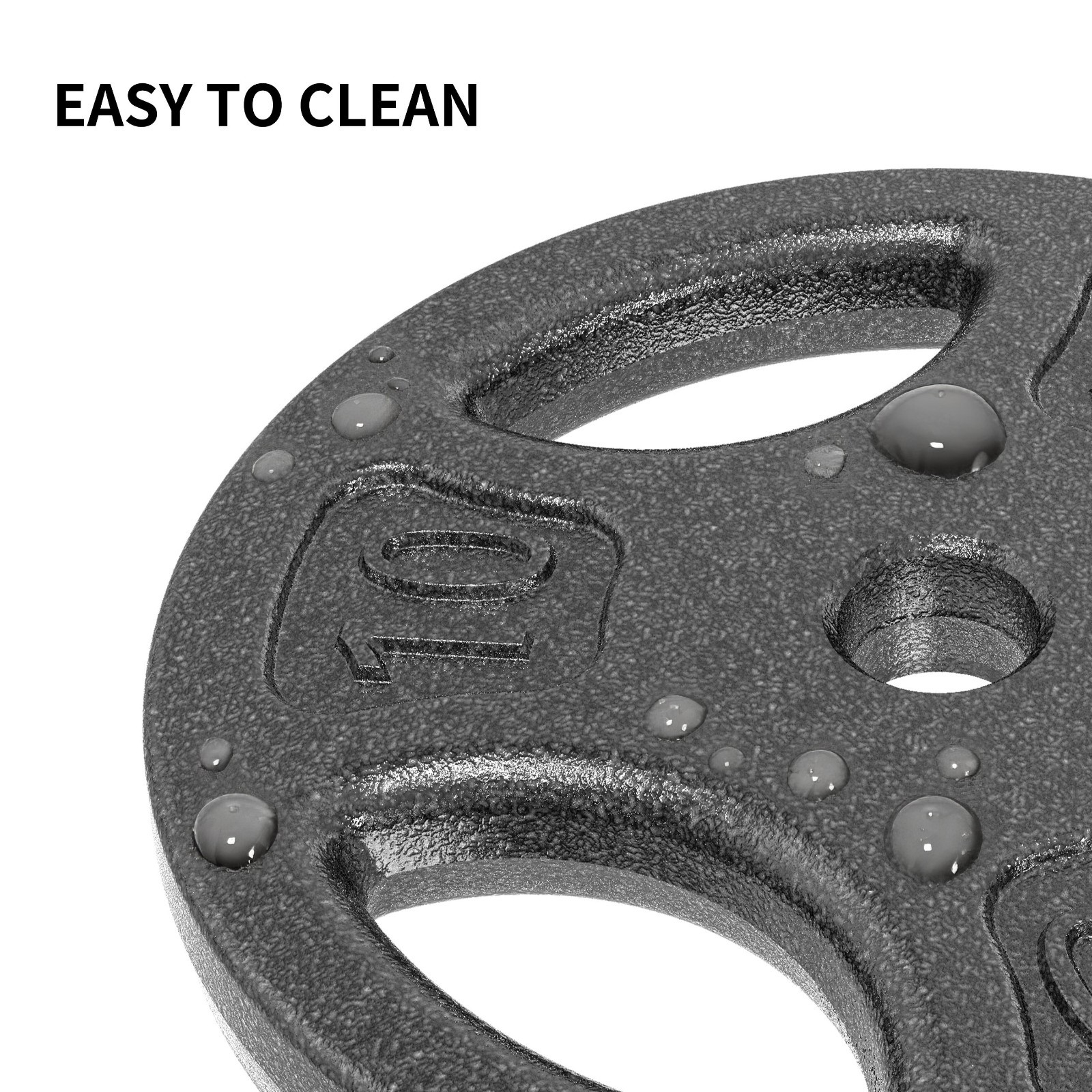 100LB Standard Cast Iron Weight Set – 1" Hole Plates for Dumbbells & Barbells